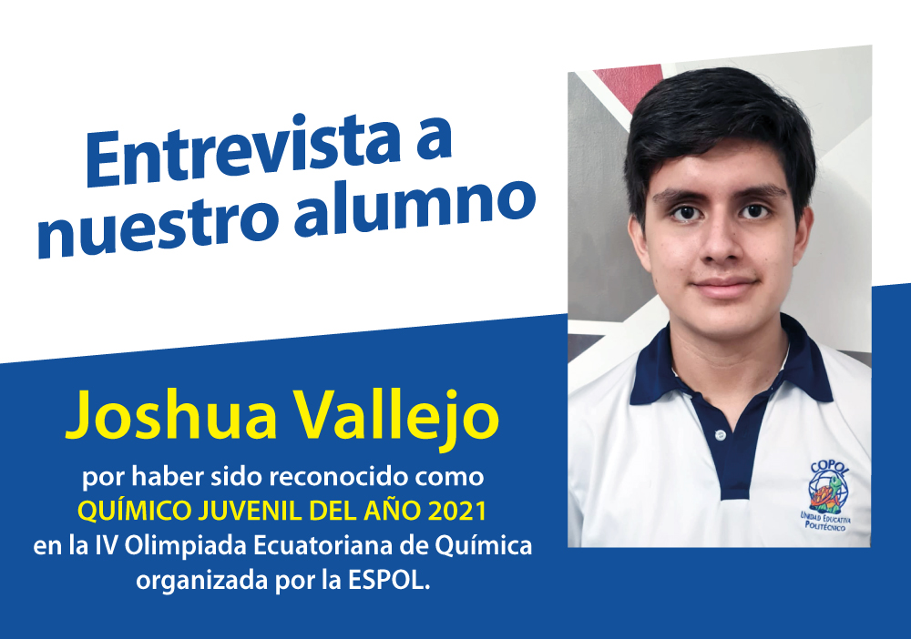 Joshua Vallejo - Joven químico del año