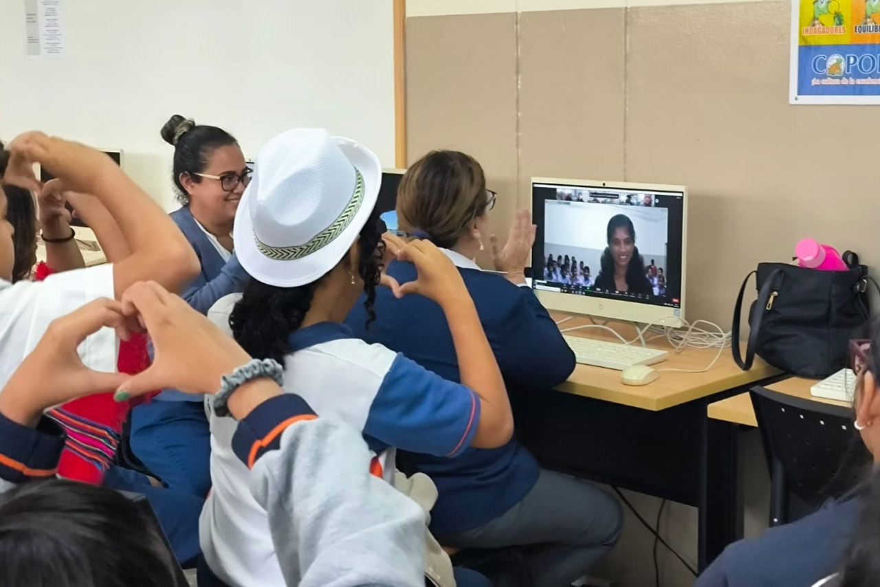 COPOL (Ecuador) y Gurukulam (India) estrechan lazos fraternos, a través de la educación y cultura